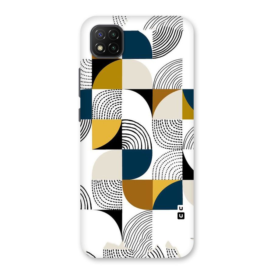 Boxes Pattern Back Case for Poco C3