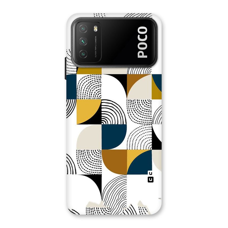 Boxes Pattern Back Case for Poco M3