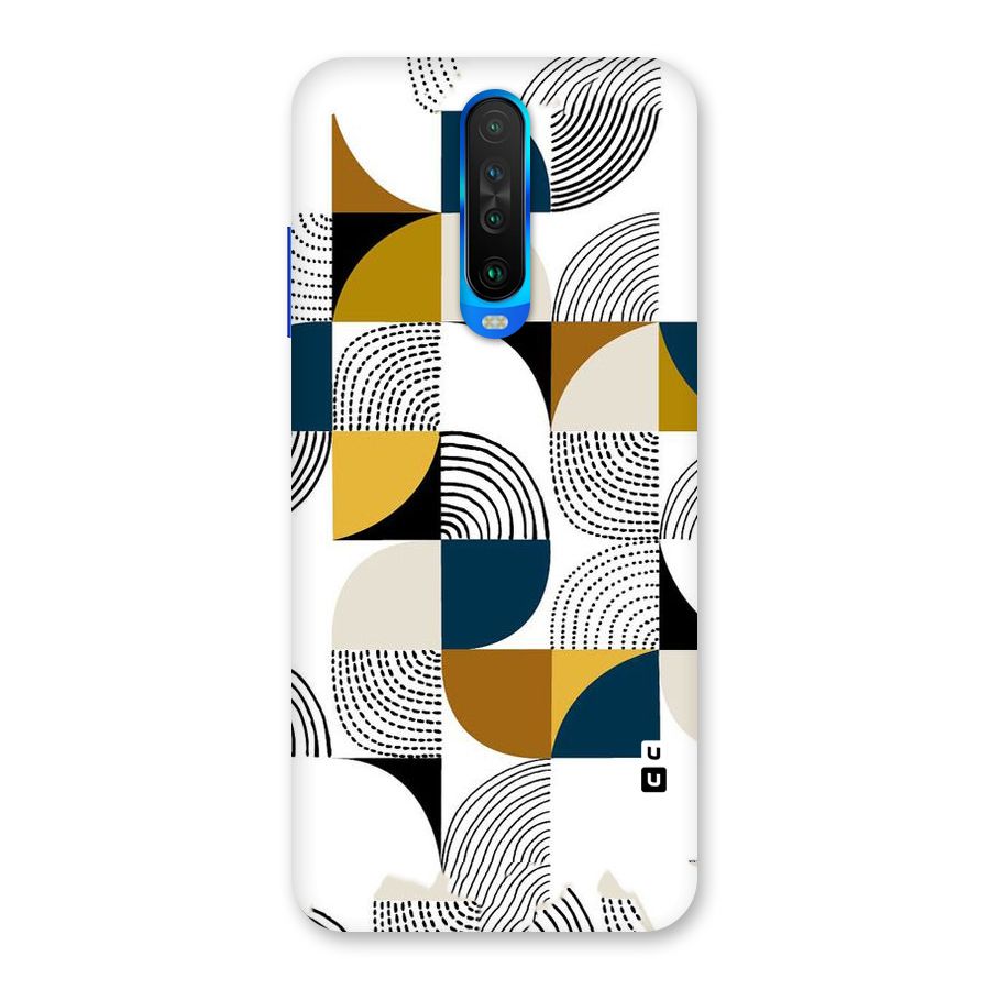 Boxes Pattern Back Case for Poco X2