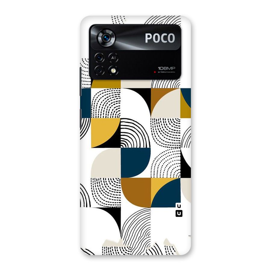 Boxes Pattern Back Case for Poco X4 Pro 5G
