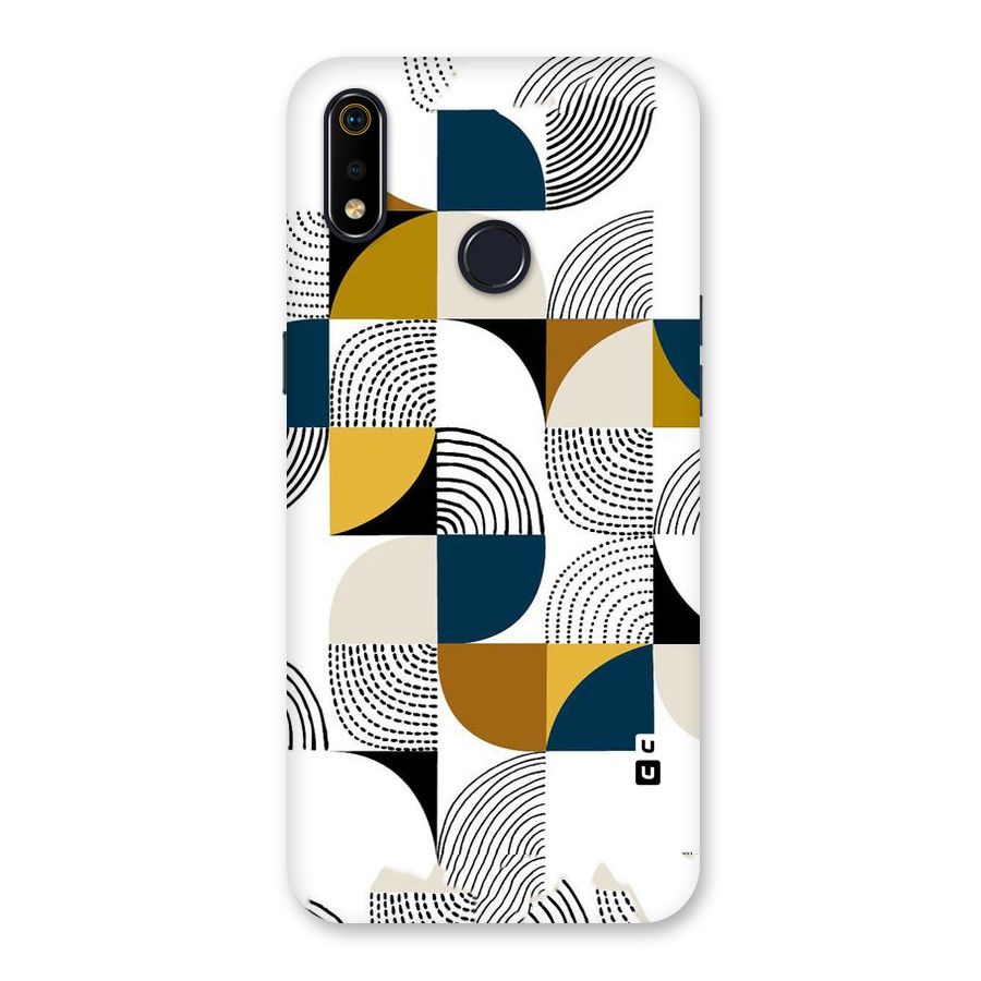 Boxes Pattern Back Case for Realme 3i