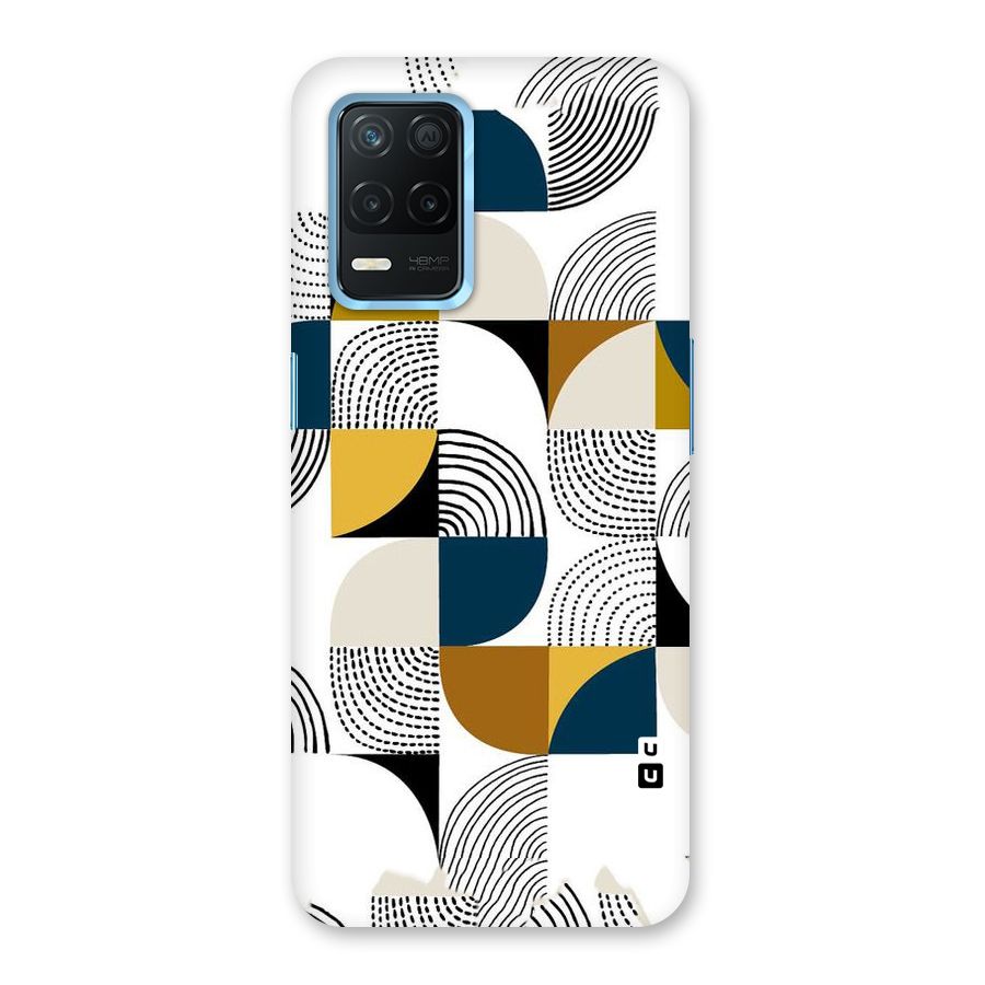 Boxes Pattern Back Case for Realme 8 5G