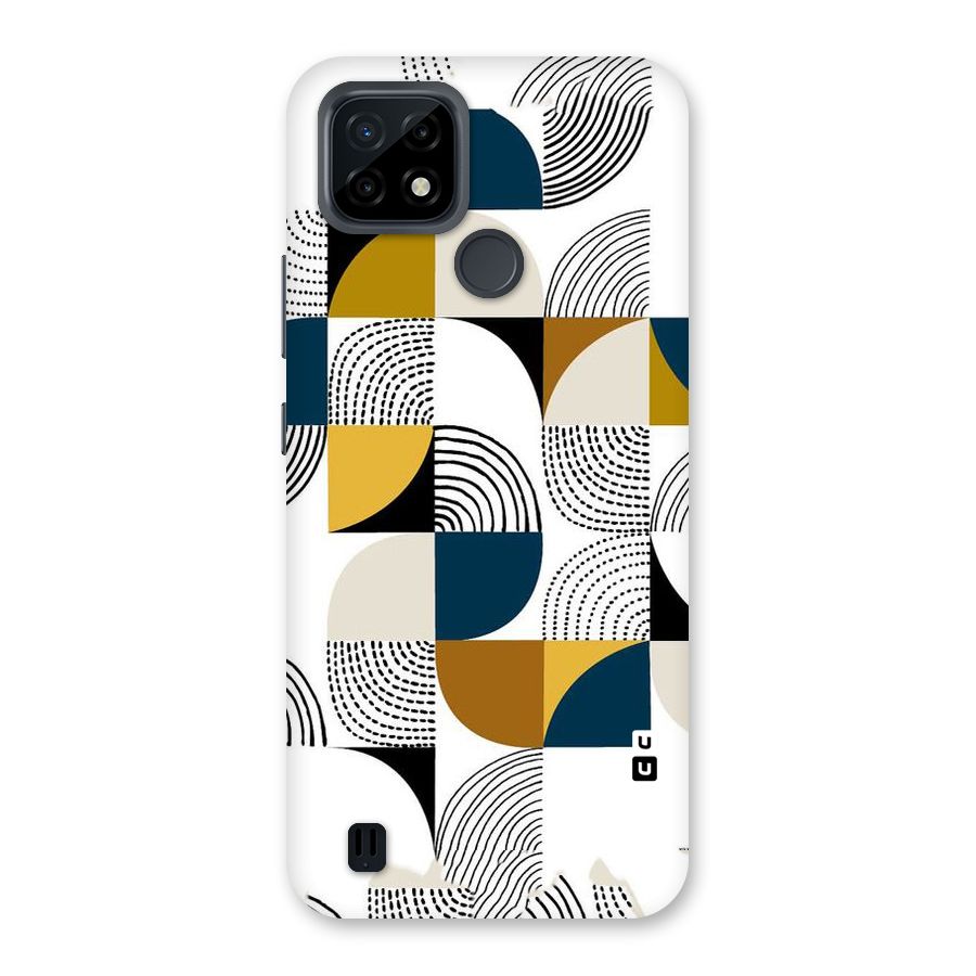 Boxes Pattern Back Case for Realme C21