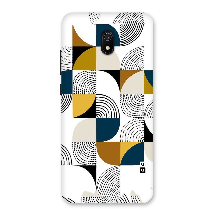 Boxes Pattern Back Case for Redmi 8A