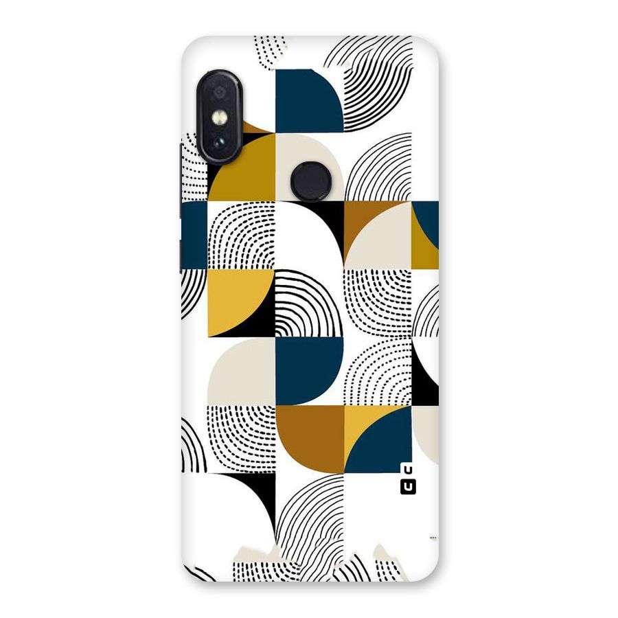 Boxes Pattern Back Case for Redmi Note 5 Pro