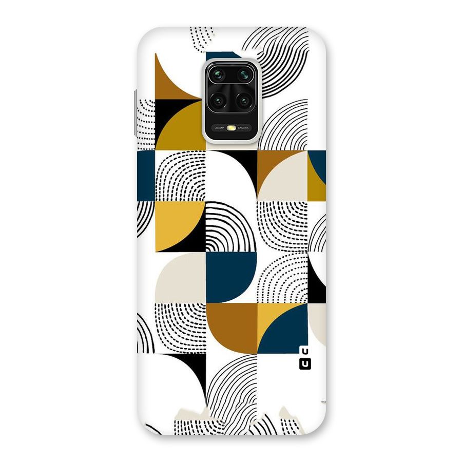 Boxes Pattern Back Case for Redmi Note 9 Pro