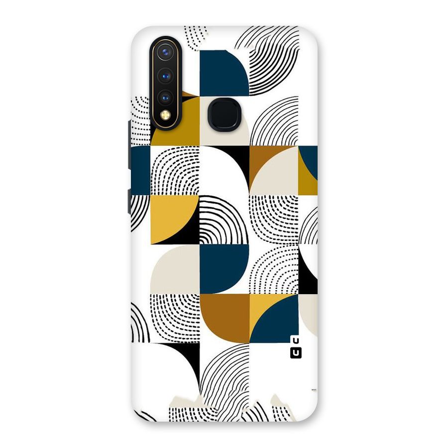 Boxes Pattern Back Case for Vivo U20