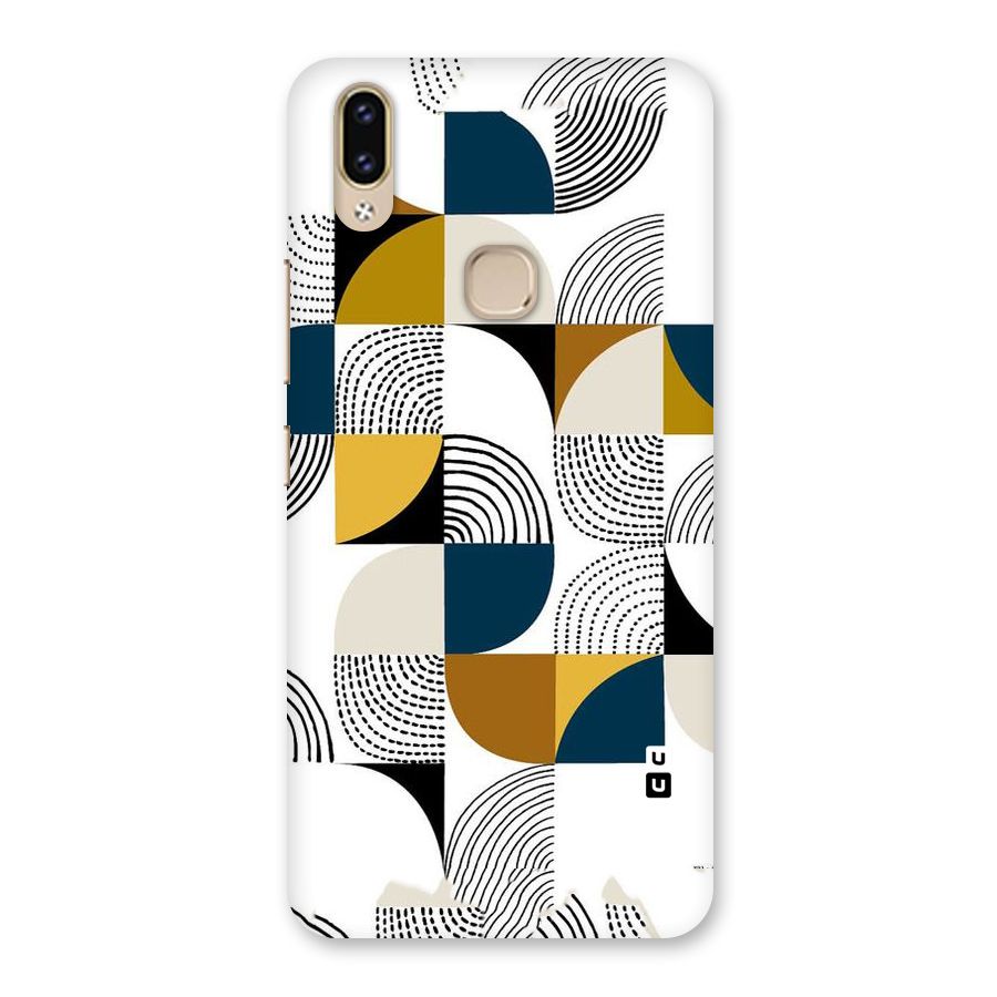 Boxes Pattern Back Case for Vivo V9 Youth