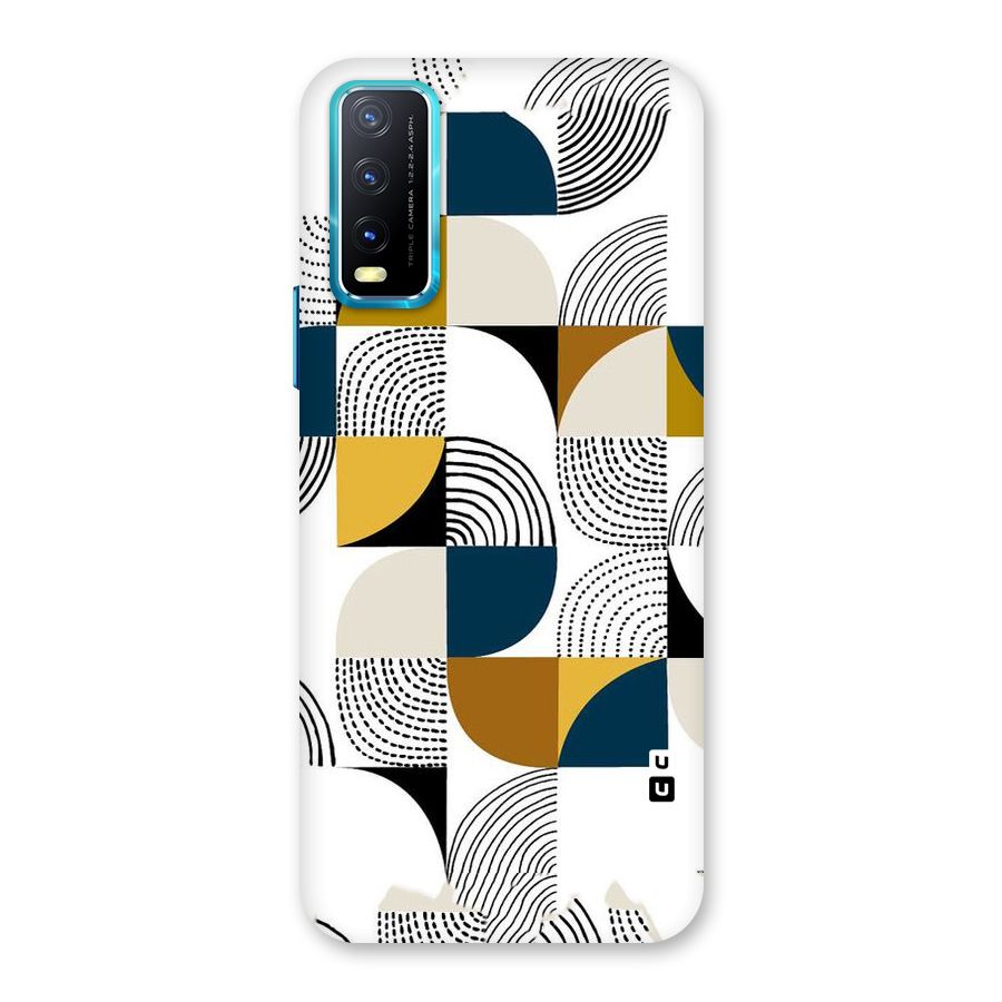 Boxes Pattern Back Case for Vivo Y20