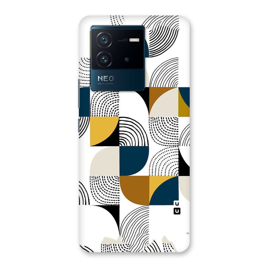 Boxes Pattern Back Case for Vivo iQOO Neo 6 5G