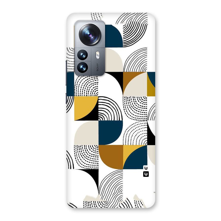 Boxes Pattern Back Case for Xiaomi 12 Pro