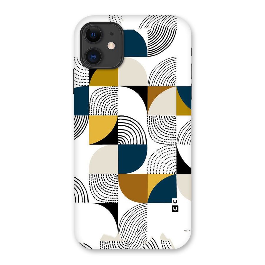 Boxes Pattern Back Case for iPhone 11