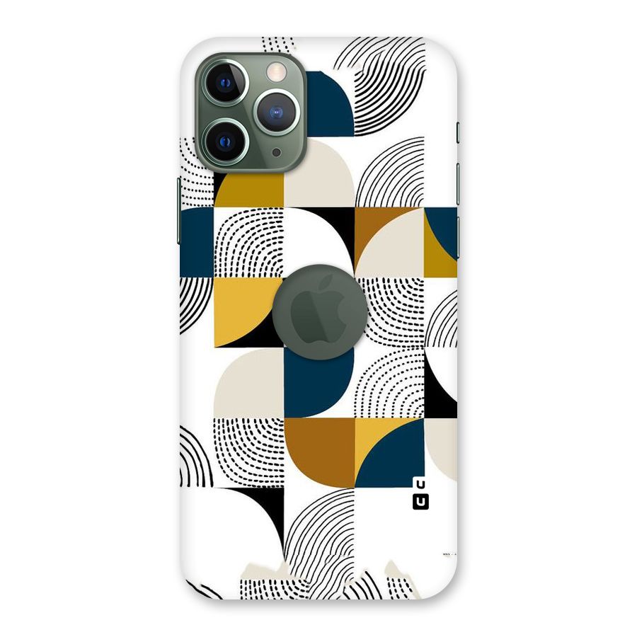 Boxes Pattern Back Case for iPhone 11 Pro Logo  Cut