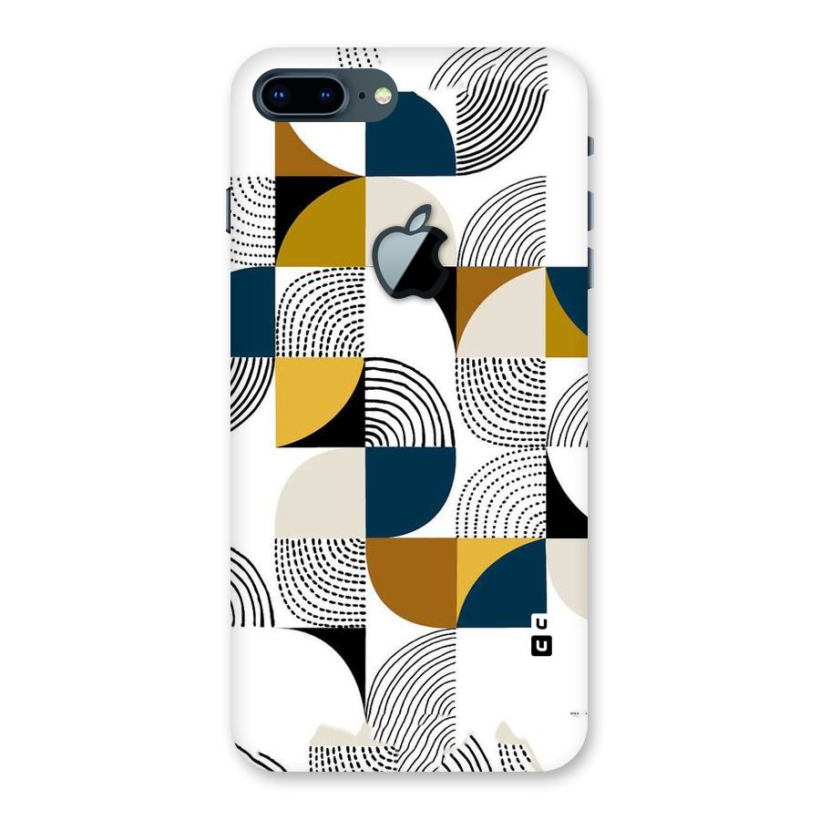 Boxes Pattern Back Case for iPhone 7 Plus Apple Cut