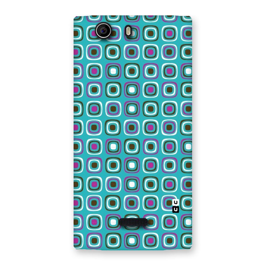 Boxes Tiny Pattern Back Case for Canvas Nitro 2 E311