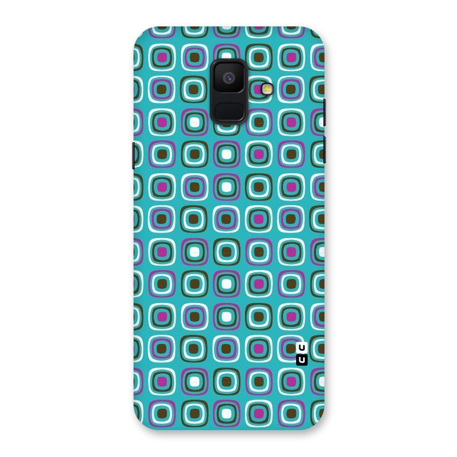 Boxes Tiny Pattern Back Case for Galaxy A6 (2018)