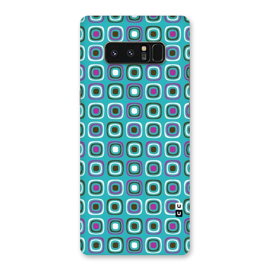 Boxes Tiny Pattern Back Case for Galaxy Note 8