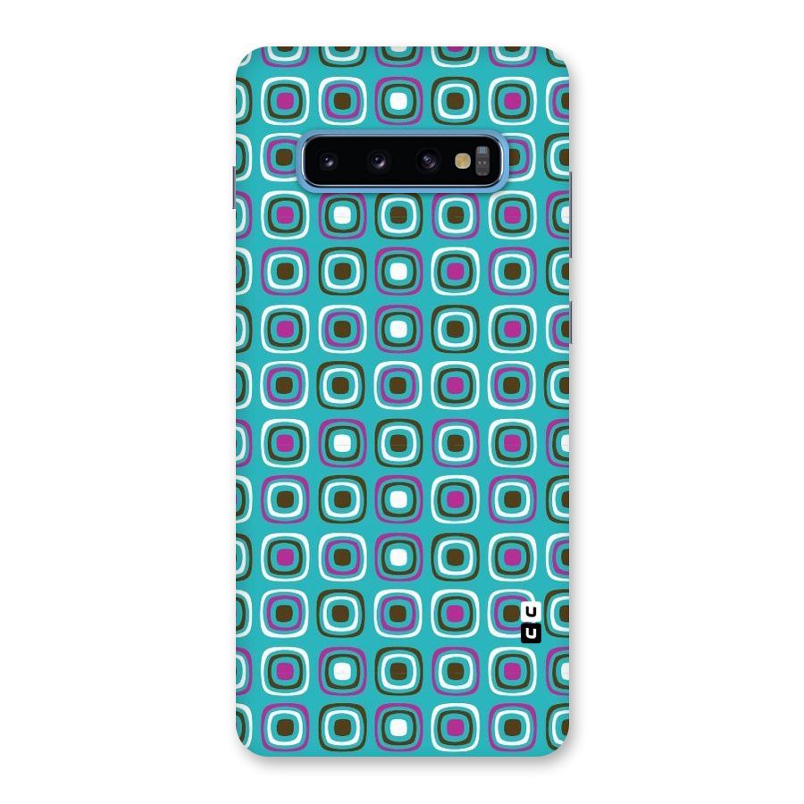 Boxes Tiny Pattern Back Case for Galaxy S10 Plus
