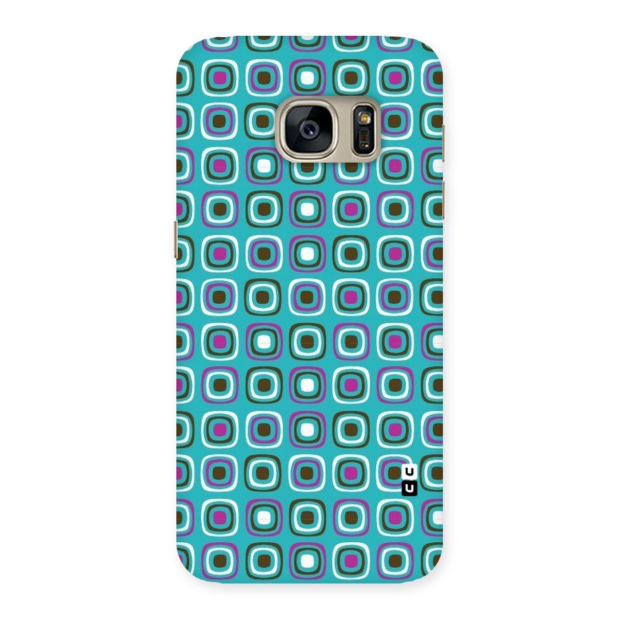 Boxes Tiny Pattern Back Case for Galaxy S7