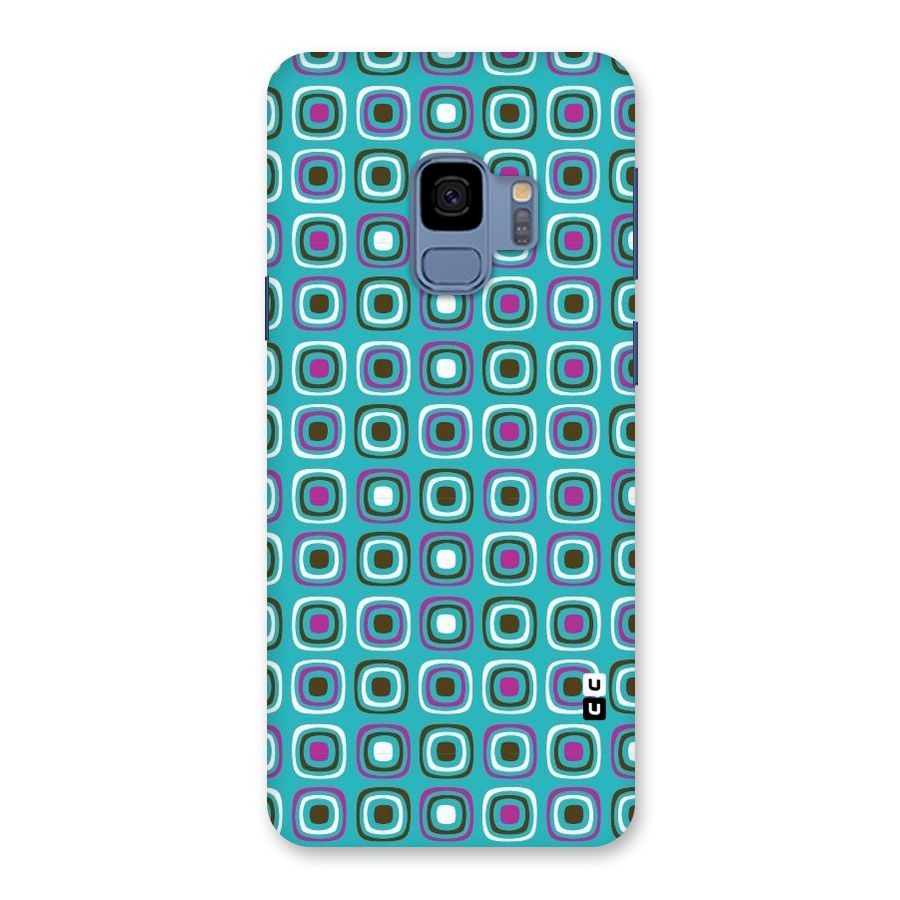 Boxes Tiny Pattern Back Case for Galaxy S9