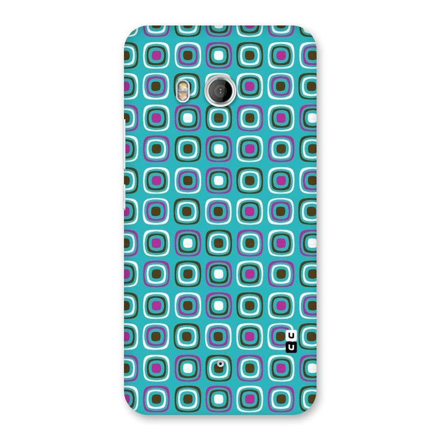 Boxes Tiny Pattern Back Case for HTC U11