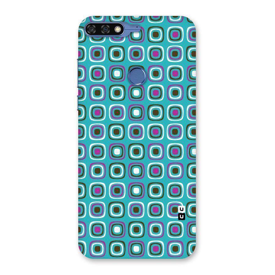 Boxes Tiny Pattern Back Case for Honor 7C