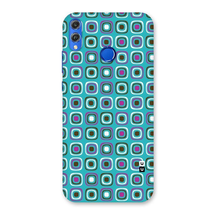 Boxes Tiny Pattern Back Case for Honor 8X