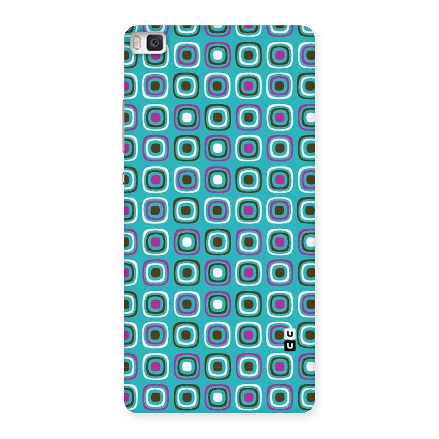 Boxes Tiny Pattern Back Case for Huawei P8