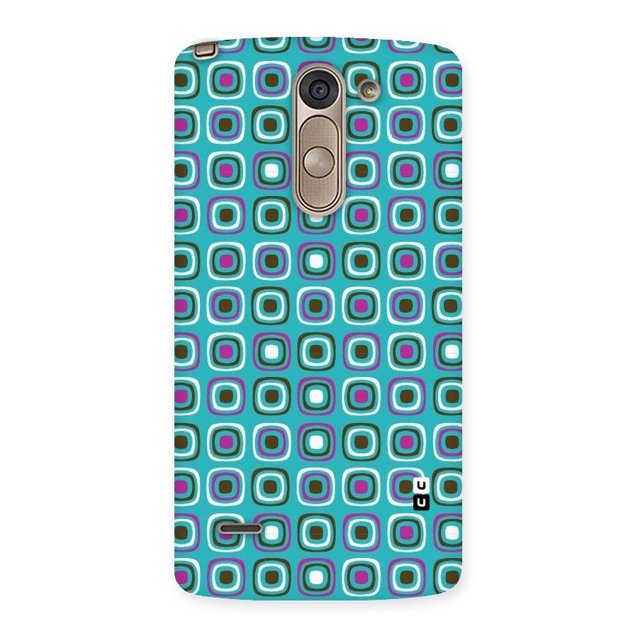 Boxes Tiny Pattern Back Case for LG G3 Stylus