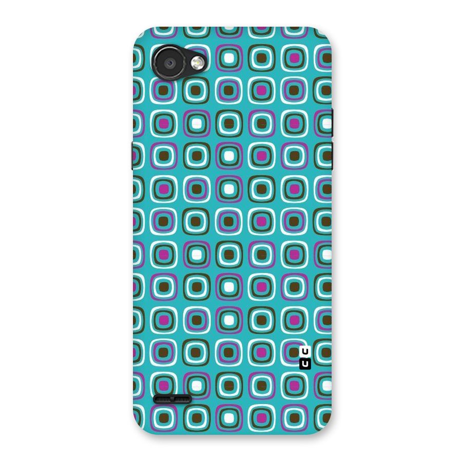 Boxes Tiny Pattern Back Case for LG Q6