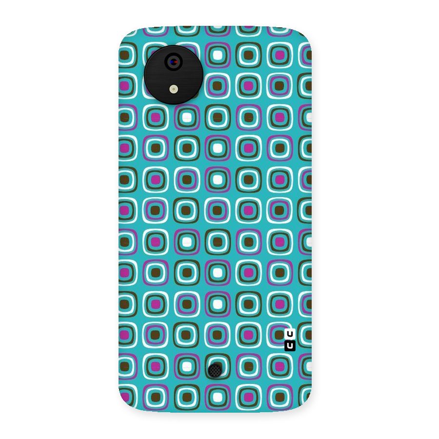 Boxes Tiny Pattern Back Case for Micromax Canvas A1