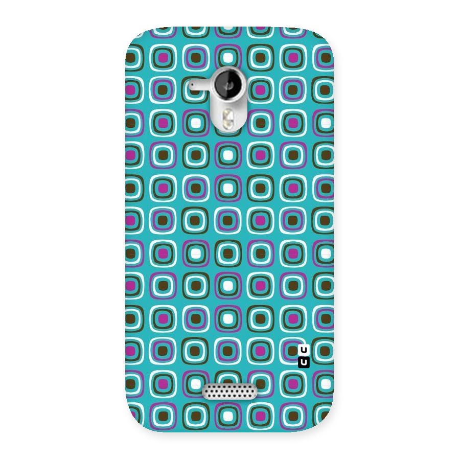Boxes Tiny Pattern Back Case for Micromax Canvas HD A116