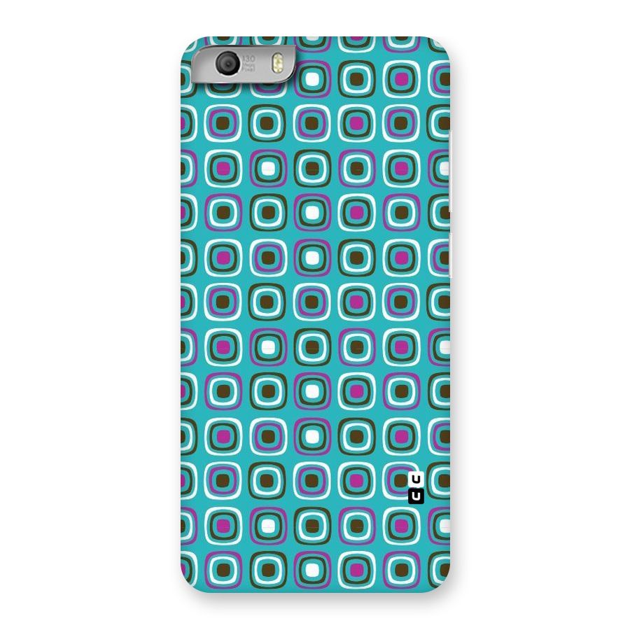 Boxes Tiny Pattern Back Case for Micromax Canvas Knight 2