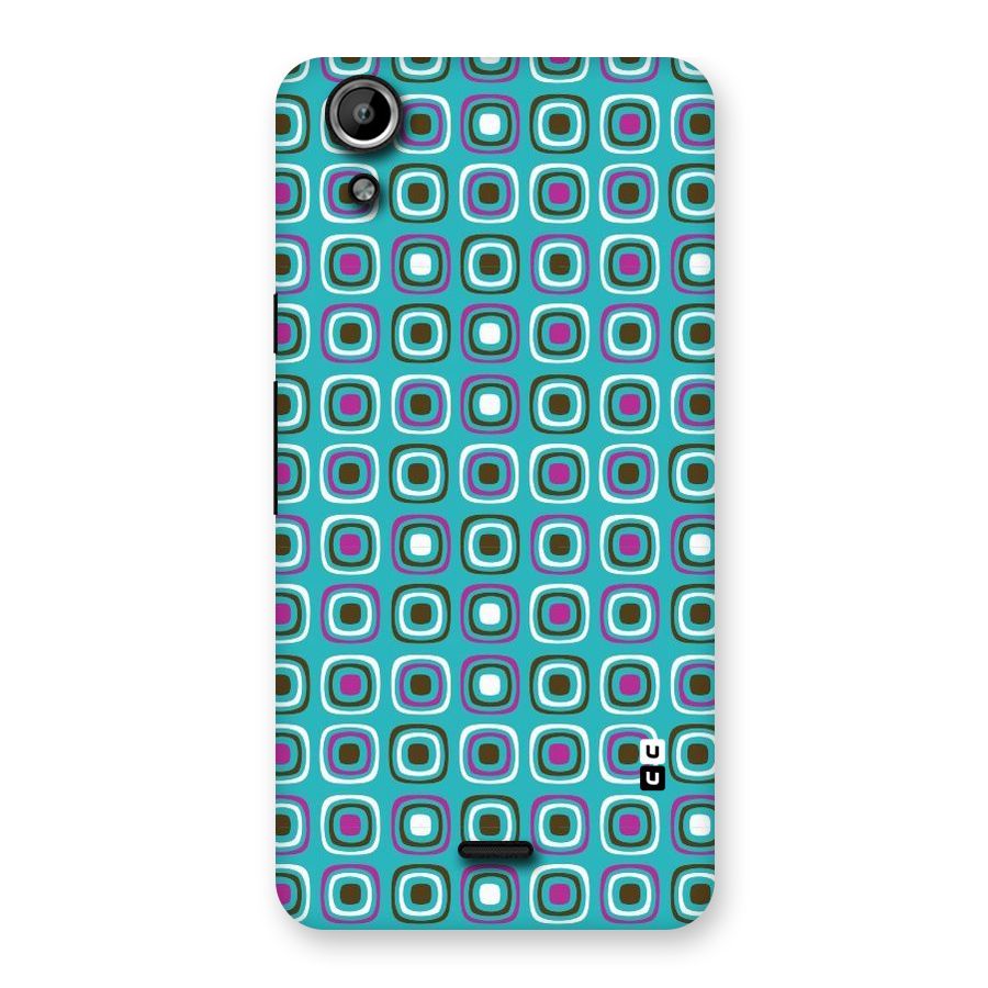 Boxes Tiny Pattern Back Case for Micromax Canvas Selfie Lens Q345