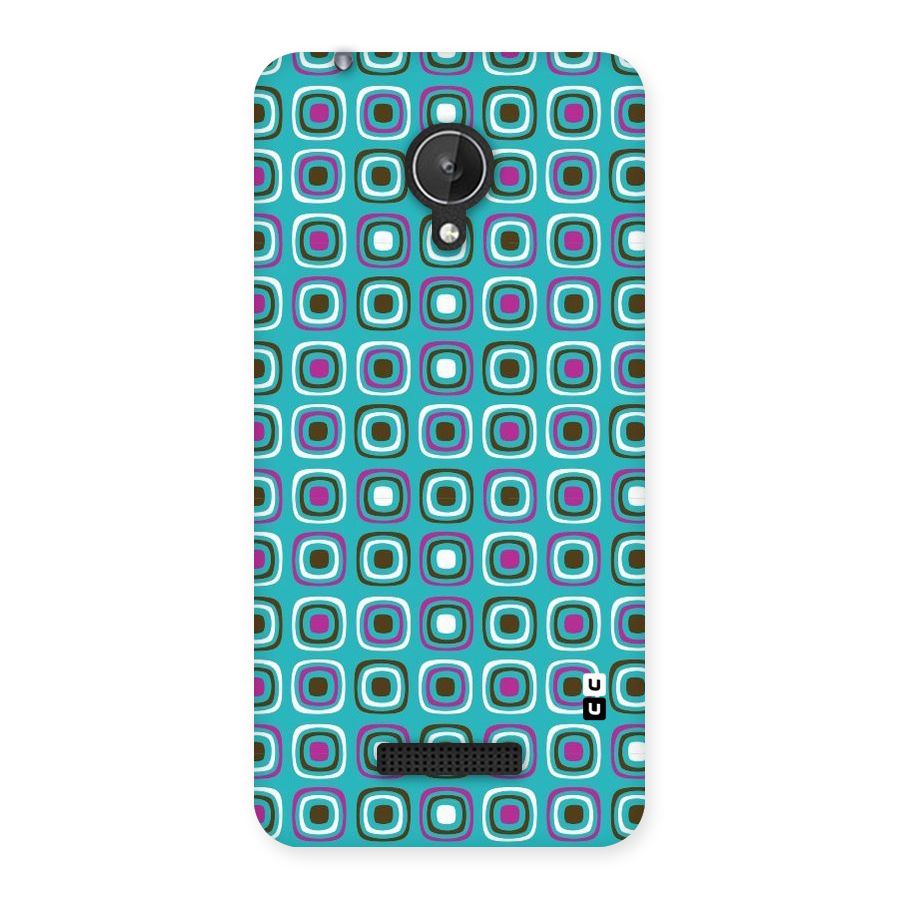Boxes Tiny Pattern Back Case for Micromax Canvas Spark Q380
