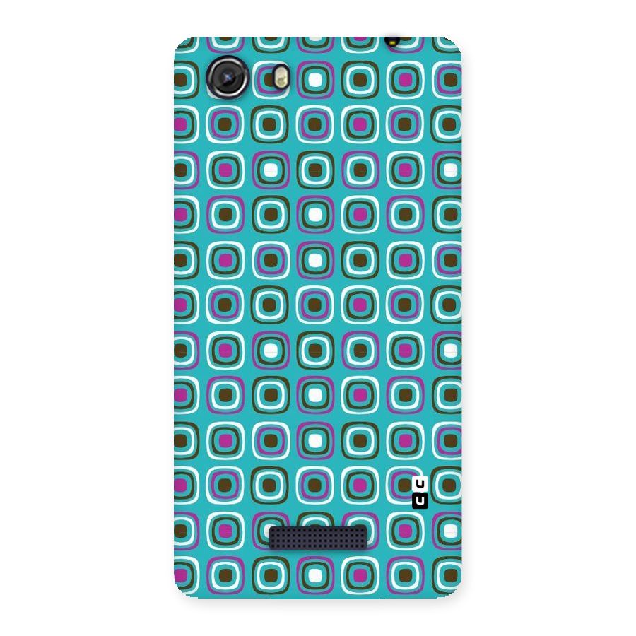 Boxes Tiny Pattern Back Case for Micromax Unite 3