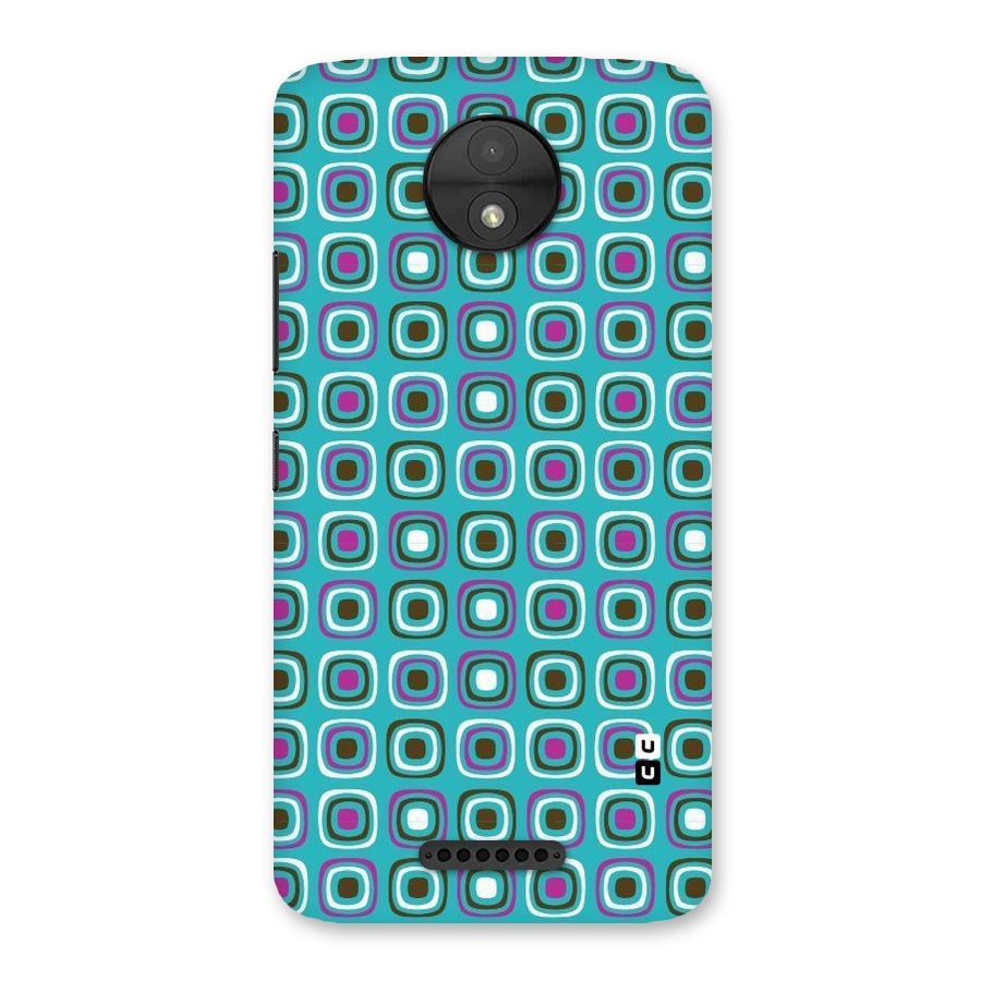 Boxes Tiny Pattern Back Case for Moto C
