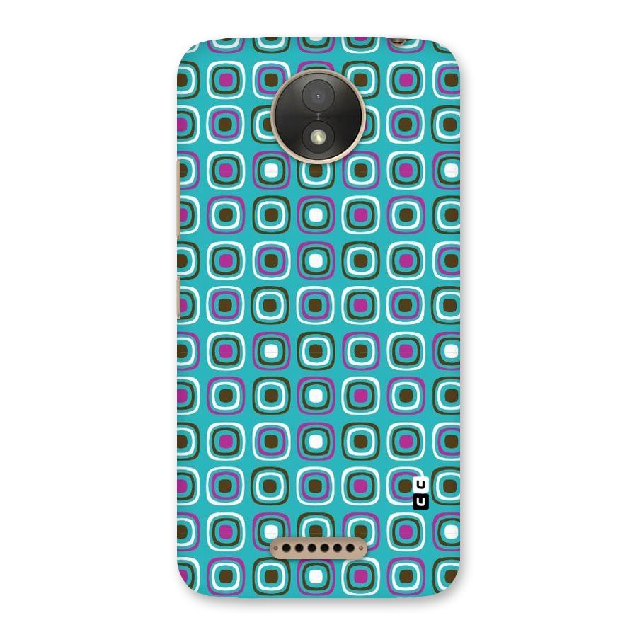 Boxes Tiny Pattern Back Case for Moto C Plus
