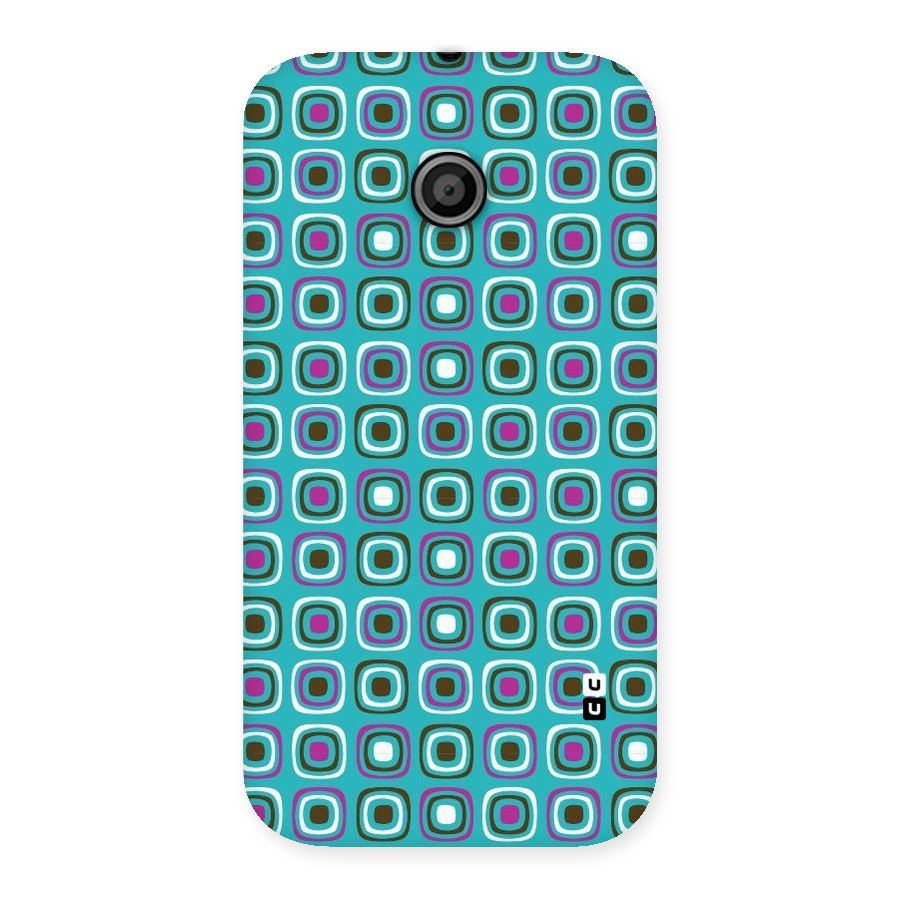 Boxes Tiny Pattern Back Case for Moto E