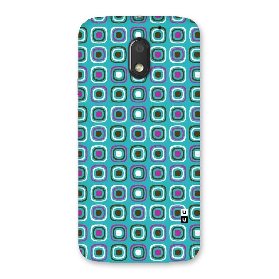 Boxes Tiny Pattern Back Case for Moto E3 Power