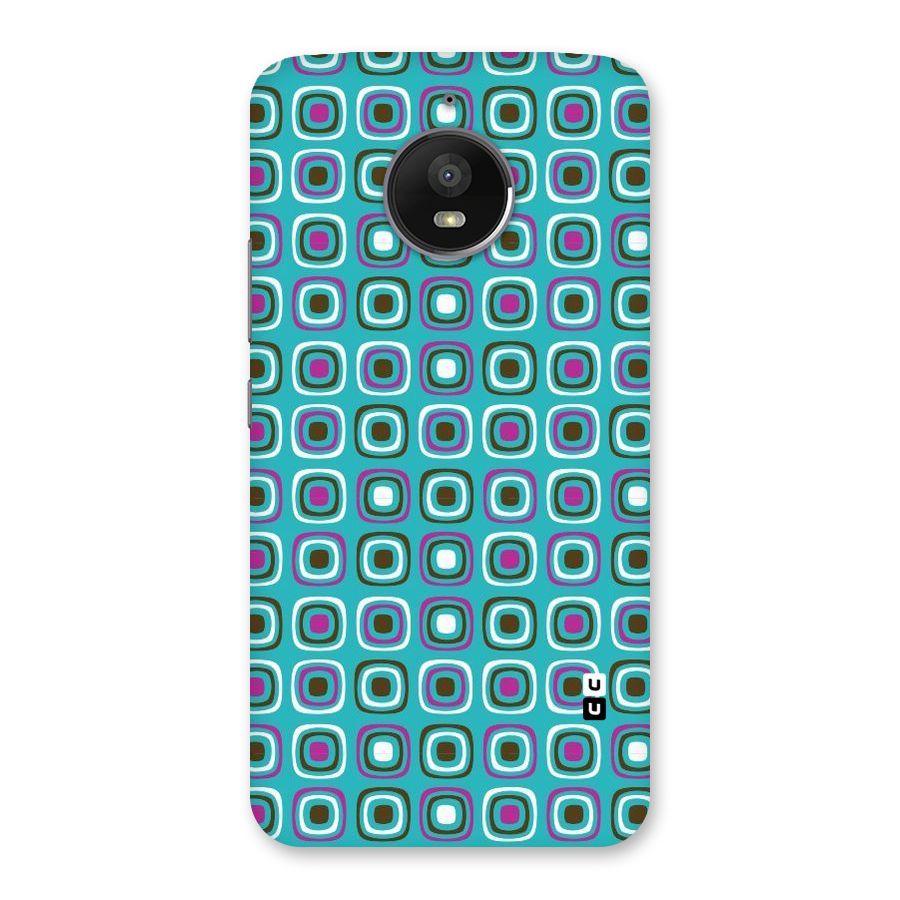 Boxes Tiny Pattern Back Case for Moto E4 Plus