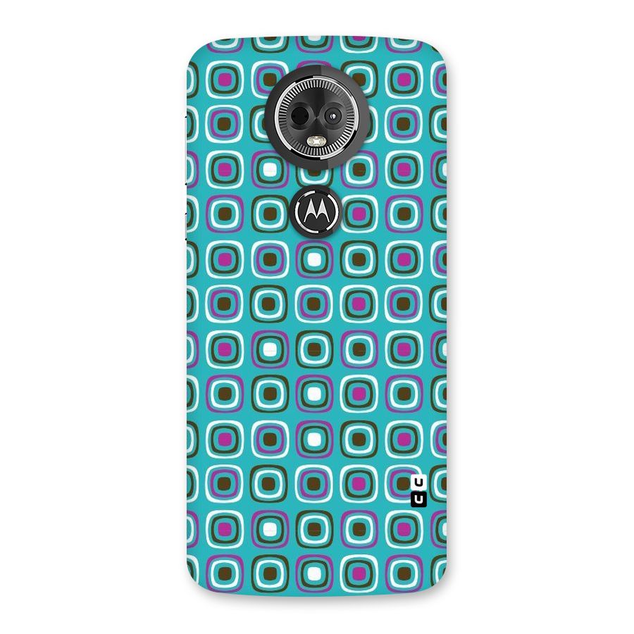 Boxes Tiny Pattern Back Case for Moto E5 Plus