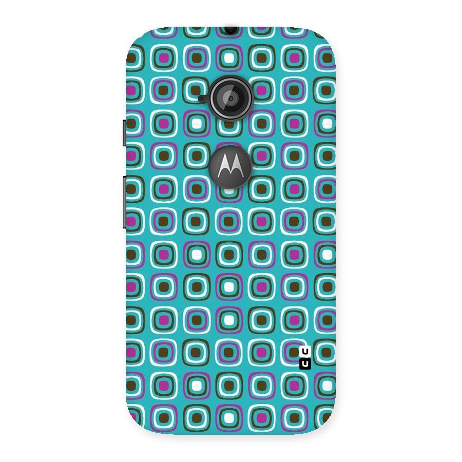 Boxes Tiny Pattern Back Case for Moto E 2nd Gen