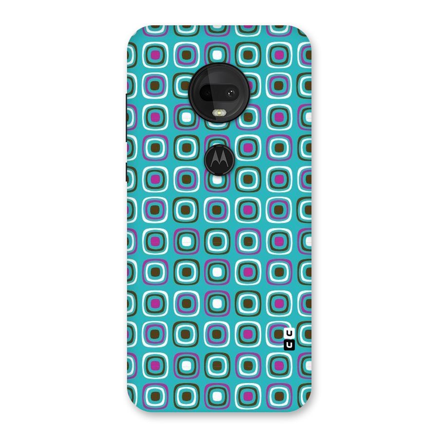 Boxes Tiny Pattern Back Case for Moto G7