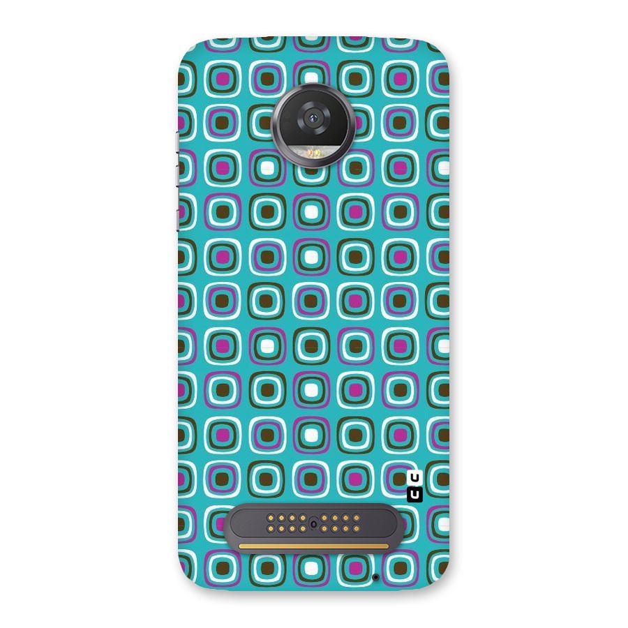 Boxes Tiny Pattern Back Case for Moto Z2 Play