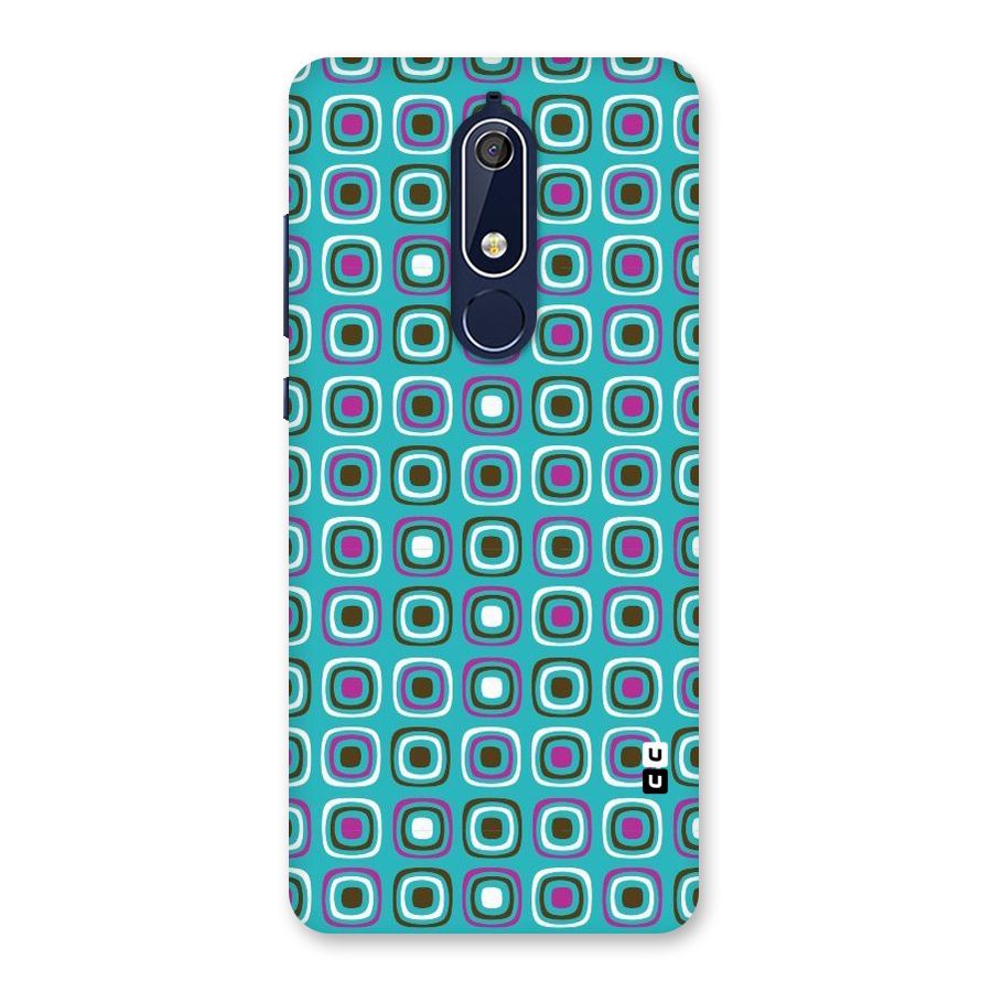 Boxes Tiny Pattern Back Case for Nokia 5.1