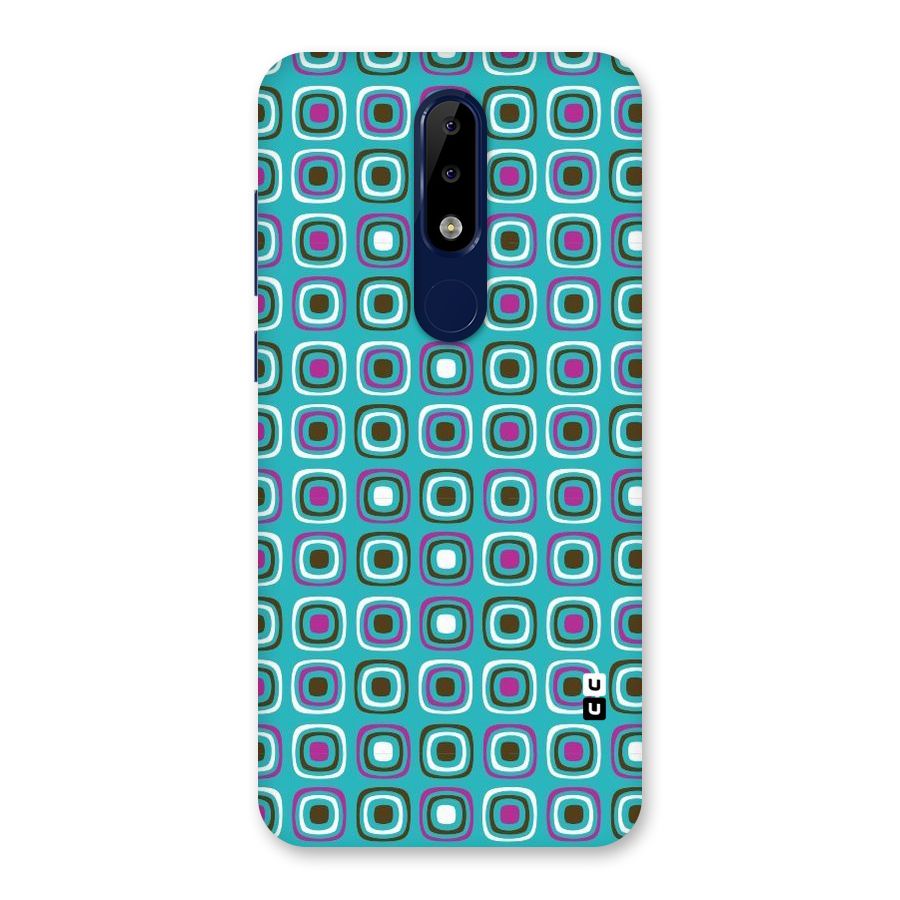 Boxes Tiny Pattern Back Case for Nokia 5.1 Plus