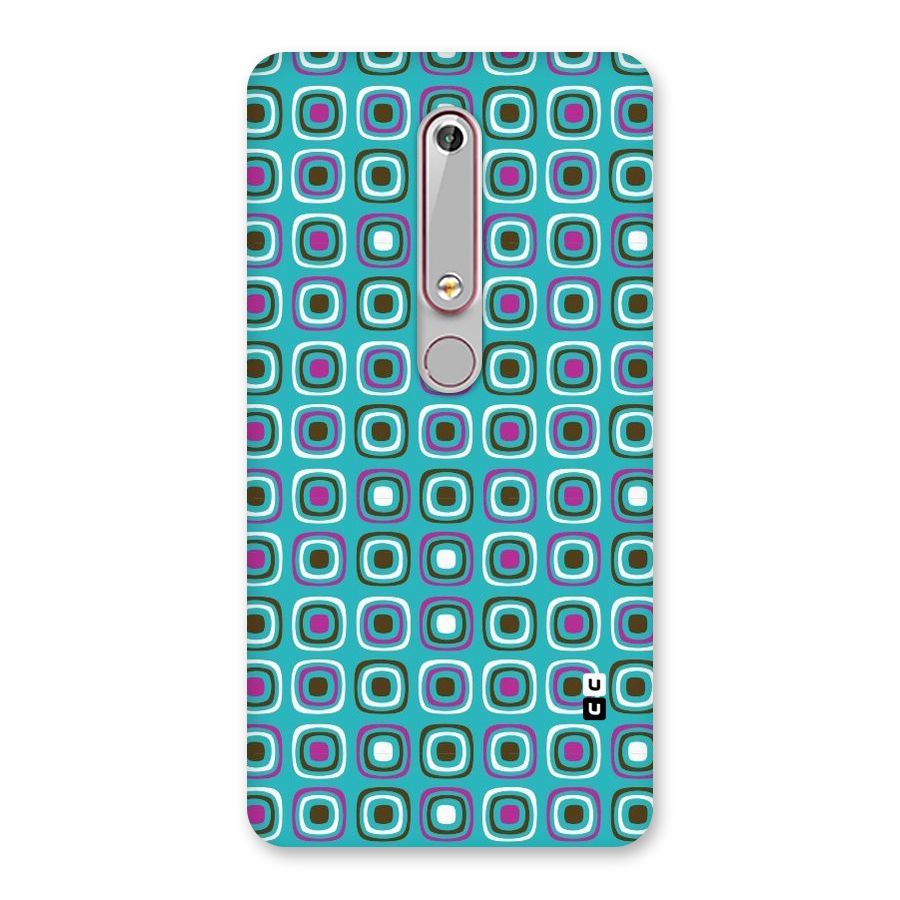 Boxes Tiny Pattern Back Case for Nokia 6.1