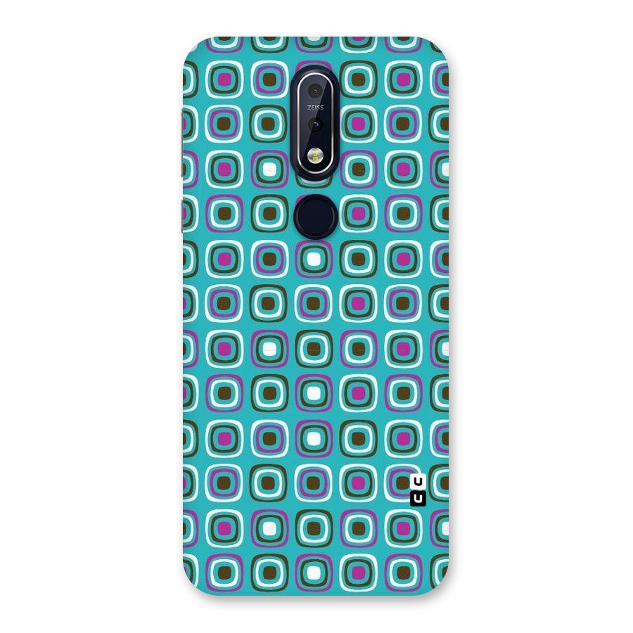 Boxes Tiny Pattern Back Case for Nokia 7.1