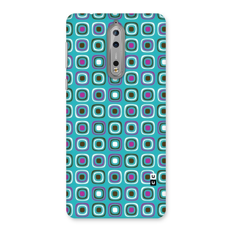Boxes Tiny Pattern Back Case for Nokia 8